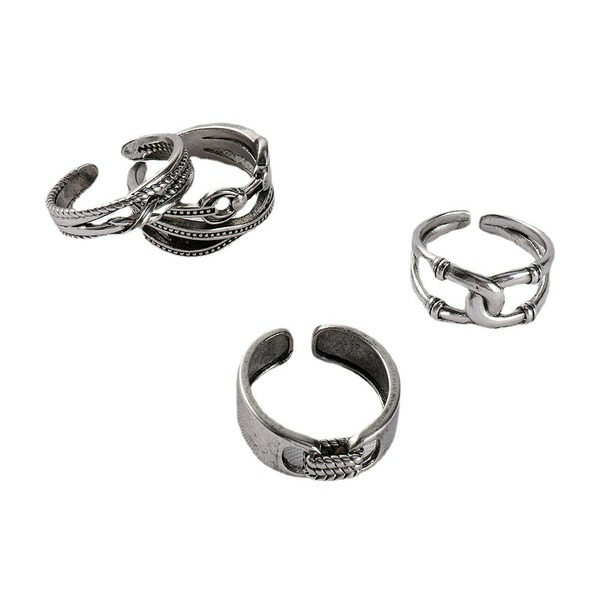 Wholesale Alloy Simple Rings MOQ≥2 JDC-RS-JuY007 Rings 聚耀 Wholesale Jewelry JoyasDeChina Joyas De China