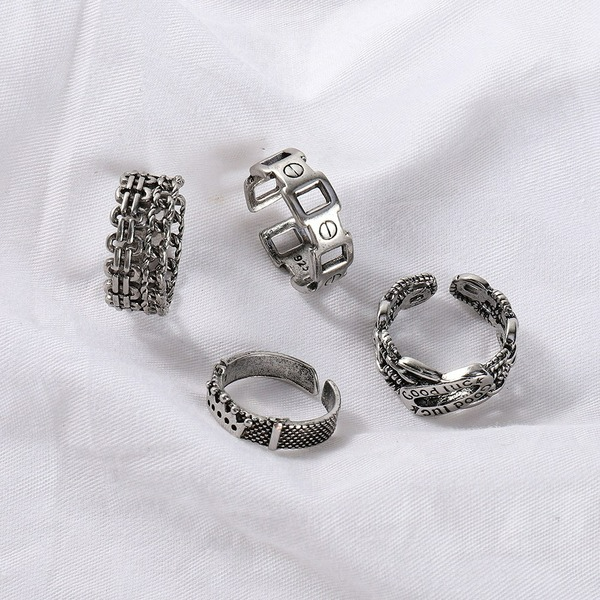 Wholesale Alloy Simple Rings MOQ≥2 JDC-RS-JuY010 Rings 聚耀 Wholesale Jewelry JoyasDeChina Joyas De China