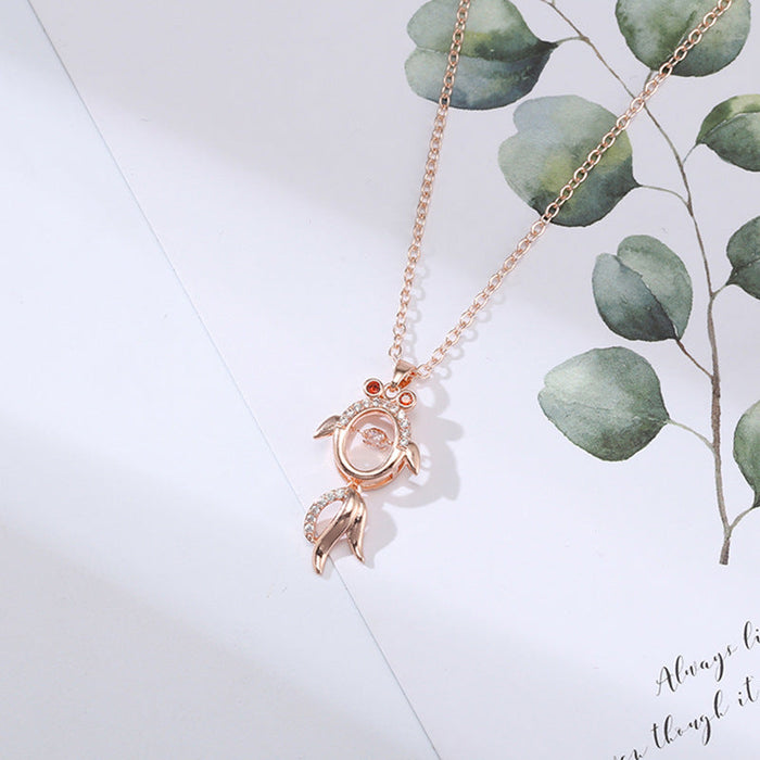 Wholesale Alloy Small Goldfish Pendant Necklace JDC-NE-XingL014 Necklaces 星銮 Wholesale Jewelry JoyasDeChina Joyas De China