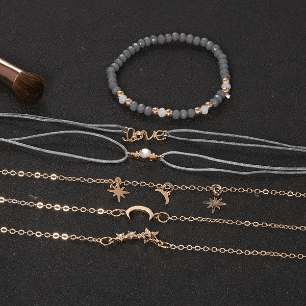 Wholesale alloy star moon Bracelet JDC-BT-DaiR005 Bracelet 黛仁 Wholesale Jewelry JoyasDeChina Joyas De China