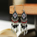 Wholesale Alloy Tassel Bead Earrings JDC-ES-Daiq020 Earrings 黛茜 Wholesale Jewelry JoyasDeChina Joyas De China