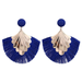 Bulk Jewelry Wholesale alloy tassel sector Earrings JDC-ES-sf032 Wholesale factory from China YIWU China