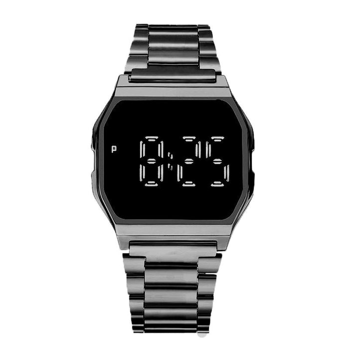 Wholesale Alloy Watch Strap Glass Mirror LED Electronic Watch JDC-WH-Jinj001 Watch 金嘉 square black Wholesale Jewelry JoyasDeChina Joyas De China