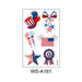Wholesale American 4th of July Independence Day Waterproof Tattoo Stickers JDC-TS-XLM003 Sticker 星里美 WS-A161 120x76mm Wholesale Jewelry JoyasDeChina Joyas De China