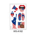 Wholesale American 4th of July Independence Day Waterproof Tattoo Stickers JDC-TS-XLM003 Sticker 星里美 WS-A162 120x76mm Wholesale Jewelry JoyasDeChina Joyas De China