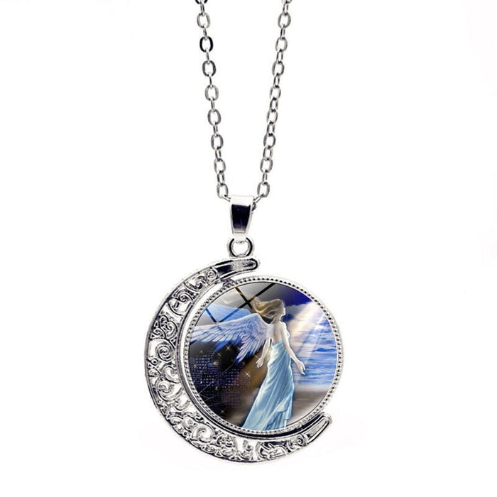 Wholesale Angel double-sided rotating Pendant JDC-CS-Hengx006 charms 横湘 XZXL0016-5 Wholesale Jewelry JoyasDeChina Joyas De China