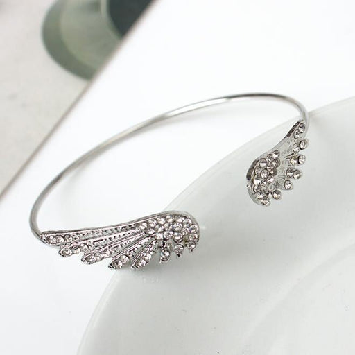 Wholesale Angel Wings diamond-encrusted alloy bracelet JDC-BT-RL032 Bracelet 瑞列 Wholesale Jewelry JoyasDeChina Joyas De China
