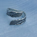 Wholesale Angel Wings Feather Vintage Wing Ring JDC-RS-NS003 Rings 尼森 Wholesale Jewelry JoyasDeChina Joyas De China