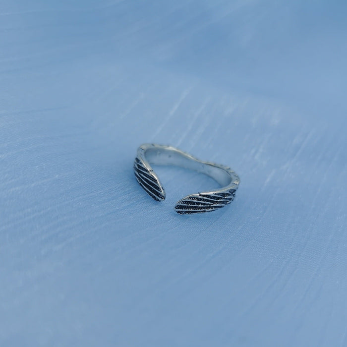 Wholesale Angel Wings Feather Vintage Wing Ring JDC-RS-NS003 Rings 尼森 5 / Wholesale Jewelry JoyasDeChina Joyas De China