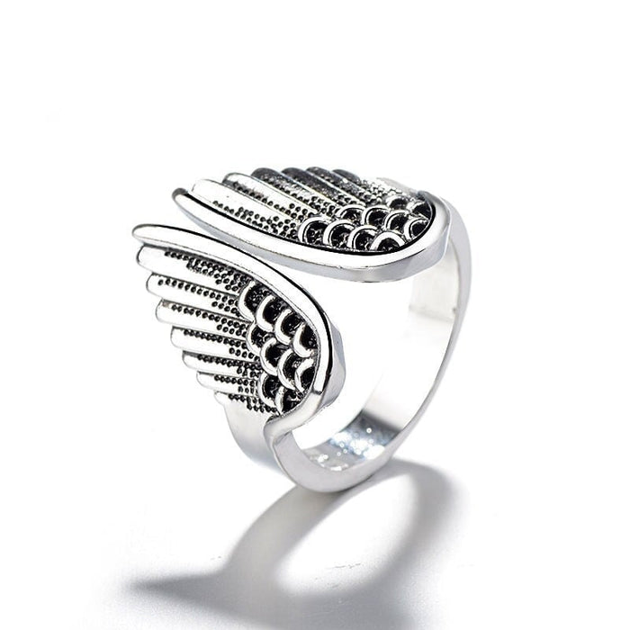 Wholesale Angel Wings Feather Vintage Wing Ring JDC-RS-NS003 Rings 尼森 Wholesale Jewelry JoyasDeChina Joyas De China