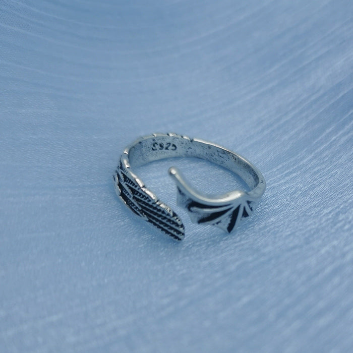 Wholesale Angel Wings Feather Vintage Wing Ring JDC-RS-NS003 Rings 尼森 Wholesale Jewelry JoyasDeChina Joyas De China