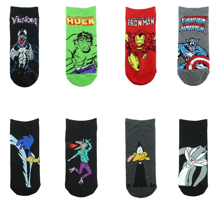 Wholesale Anime Cartoon Animal Cotton Socks Men's and Women's Socks JDC-SK-KaF054 Sock 咖范 Wholesale Jewelry JoyasDeChina Joyas De China