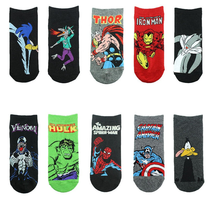 Wholesale Anime Cartoon Animal Cotton Socks Men's and Women's Socks JDC-SK-KaF054 Sock 咖范 Wholesale Jewelry JoyasDeChina Joyas De China