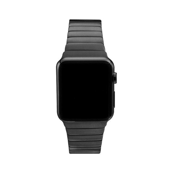 Wholesale Apple 1/2/3/4/5 generation iWatch stainless steel metal strap JDC-WD-Yagt012 Watch Band 亚格特 black38/40mm Wholesale Jewelry JoyasDeChina Joyas De China