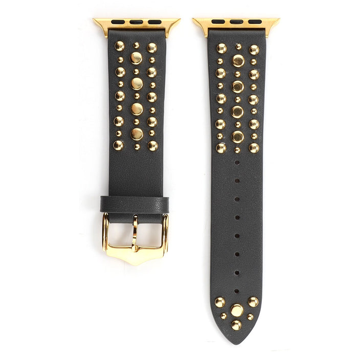 Wholesale Apple Genuine Leather Strap JDC-WD-Youyd009 Watch Band 优亿达 gray gold 38MM Wholesale Jewelry JoyasDeChina Joyas De China