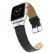 Wholesale Apple iWatch 1/2/3/4/5th Generation Leather Strap JDC-WD-Yagt016 Watch Band 亚格特 black38/40mm Wholesale Jewelry JoyasDeChina Joyas De China