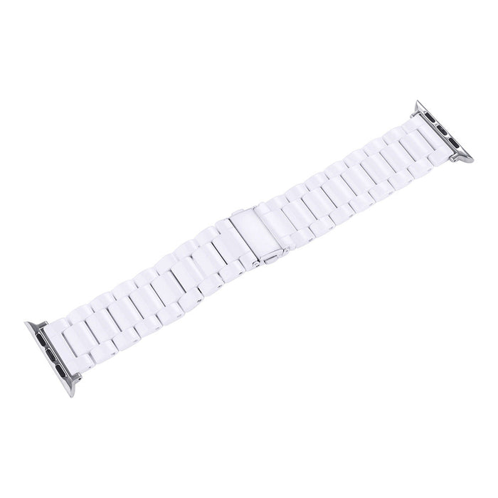 Wholesale Apple iWatch 2/3/4/5/6/7 generation ceramic strap JDC-WD-Yagt022 Watch Band 亚格特 White 38/40/41mm Wholesale Jewelry JoyasDeChina Joyas De China