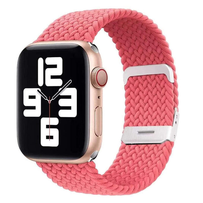 Wholesale apple iwatch 7 stretch nylon model braided metal head adjustment strap JDC-WD-QD004 Watch Band 起点 Wholesale Jewelry JoyasDeChina Joyas De China