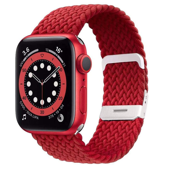 Wholesale apple iwatch 7 stretch nylon model braided metal head adjustment strap JDC-WD-QD004 Watch Band 起点 Wholesale Jewelry JoyasDeChina Joyas De China