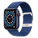 Wholesale apple iwatch 7 stretch nylon model braided metal head adjustment strap JDC-WD-QD004 Watch Band 起点 Blue4 38/40/41mm Wholesale Jewelry JoyasDeChina Joyas De China