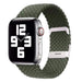 Wholesale apple iwatch 7 stretch nylon model braided metal head adjustment strap JDC-WD-QD004 Watch Band 起点 green1 38/40/41mm Wholesale Jewelry JoyasDeChina Joyas De China