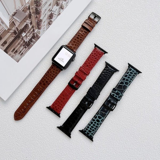 Wholesale Apple iWatch 7/6/5/4 Generation Leather Strap JDC-WD-Yagt028 Watch Band 亚格特 Wholesale Jewelry JoyasDeChina Joyas De China