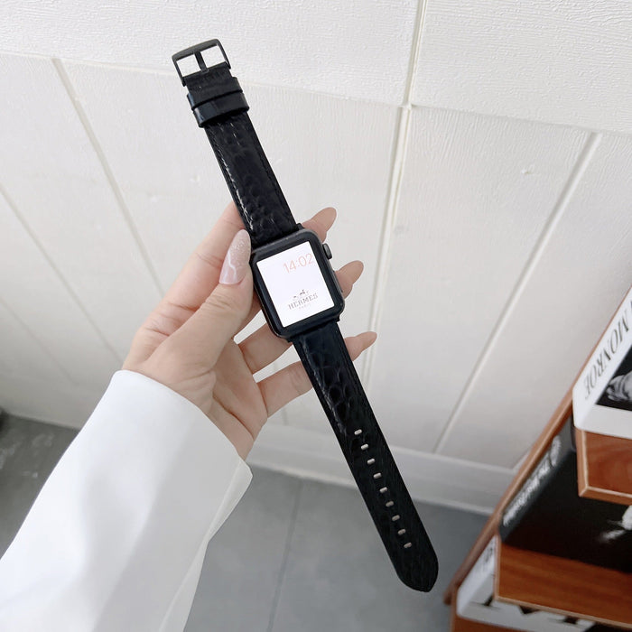 Wholesale Apple iWatch 7/6/5/4 Generation Leather Strap JDC-WD-Yagt028 Watch Band 亚格特 Wholesale Jewelry JoyasDeChina Joyas De China