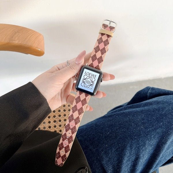 Wholesale Apple iWatch1-7 Generation Leather Strap JDC-WD-Yagt029 Watch Band 亚格特 Wholesale Jewelry JoyasDeChina Joyas De China