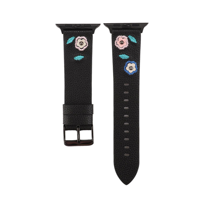 Wholesale Apple iWatch7 leather strap JDC-WD-Yagt024 Watch Band 亚格特 black 38/40/41mm Wholesale Jewelry JoyasDeChina Joyas De China