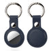Wholesale applicable Apple AirTag holster anti-drop keychain JDC-KC-QYS001 Keychains 清壹色 Single hole blue Wholesale Jewelry JoyasDeChina Joyas De China