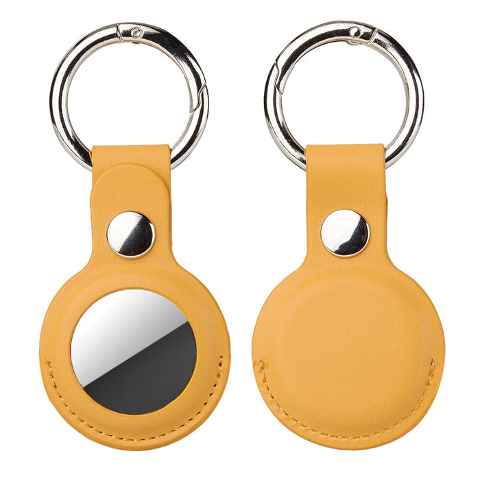 Wholesale applicable Apple AirTag holster anti-drop keychain JDC-KC-QYS001 Keychains 清壹色 Single hole yellow Wholesale Jewelry JoyasDeChina Joyas De China