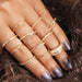 Wholesale Astral Crescent Vintage Alloy Joint Ring 9 Piece Set JDC-RS-F077 Rings 韩之尚 Wholesale Jewelry JoyasDeChina Joyas De China