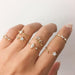 Wholesale Astral Crescent Vintage Alloy Joint Ring 9 Piece Set JDC-RS-F077 Rings 韩之尚 Wholesale Jewelry JoyasDeChina Joyas De China
