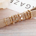 Wholesale Astral Crescent Vintage Alloy Joint Ring 9 Piece Set JDC-RS-F077 Rings 韩之尚 Wholesale Jewelry JoyasDeChina Joyas De China