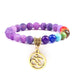 Wholesale Aum Charm Beaded Alloy Color Stone Bracelet JDC-BT-JiuJ021 Bracelet 九江 zifenghua jin Wholesale Jewelry JoyasDeChina Joyas De China