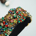 Wholesale Baroque Stained Glass Drill Flower Cloth Headband JDC-HD-YiS001 Headband 镱森 Wholesale Jewelry JoyasDeChina Joyas De China