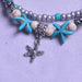 Wholesale beach couple suit shell foot ornaments anklets JDC-AS-YeB001 anklets 烨贝 AF002-hx Wholesale Jewelry JoyasDeChina Joyas De China