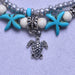 Wholesale beach couple suit shell foot ornaments anklets JDC-AS-YeB001 anklets 烨贝 AF002-wg Wholesale Jewelry JoyasDeChina Joyas De China