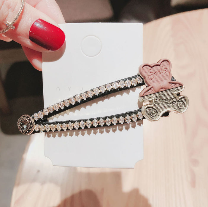 Wholesale Bear Alloy Hair Clip （F）JDC-HC-GSXP007 Hair Clips 宏鑫 Wholesale Jewelry JoyasDeChina Joyas De China