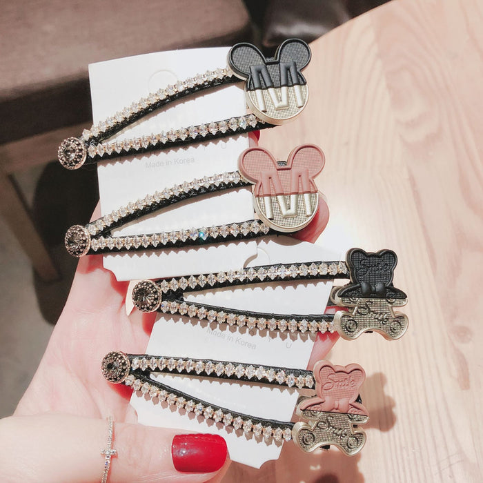 Wholesale Bear Alloy Hair Clip （F）JDC-HC-GSXP007 Hair Clips 宏鑫 Wholesale Jewelry JoyasDeChina Joyas De China