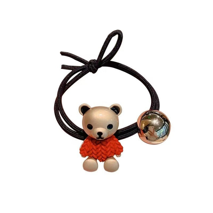 Wholesale Bear Cartoon Resin Plastic Hair Scrunchies (F) JDC-HS-QiuC001 Hair Scrunchies 秋澈 Wholesale Jewelry JoyasDeChina Joyas De China