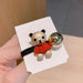 Wholesale Bear Cartoon Resin Plastic Hair Scrunchies (F) JDC-HS-QiuC001 Hair Scrunchies 秋澈 red Wholesale Jewelry JoyasDeChina Joyas De China