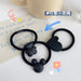 Wholesale Bear Paint Rubber Band Hair Scrunchies JDC-HS-GSXP008 Hair Scrunchies 宏鑫 Wholesale Jewelry JoyasDeChina Joyas De China