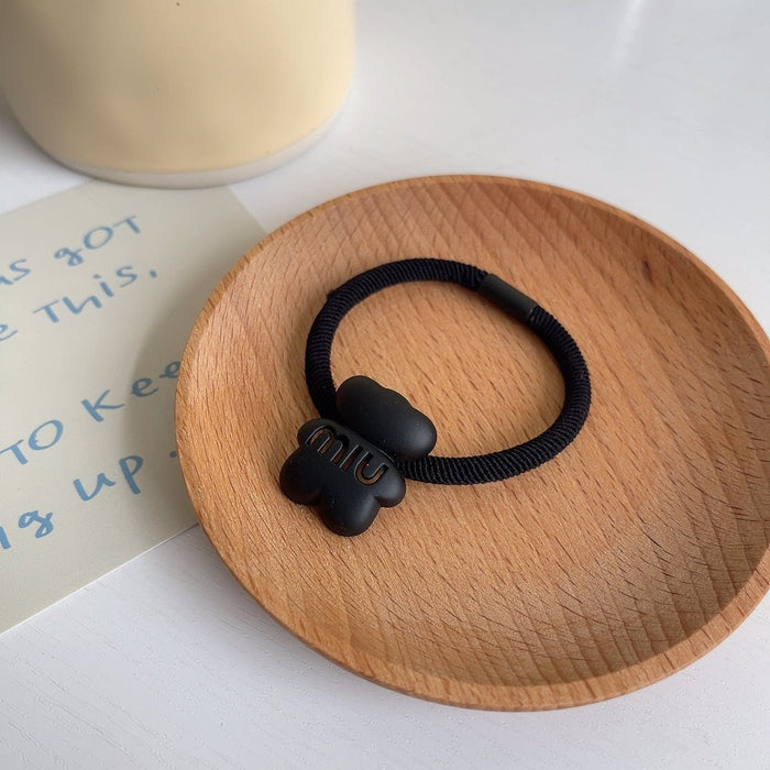 Wholesale Bear Paint Rubber Band Hair Scrunchies JDC-HS-GSXP008 Hair Scrunchies 宏鑫 black bear Wholesale Jewelry JoyasDeChina Joyas De China