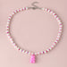 Wholesale Bear Rice Bead Imitation Pearl Resin Necklace JDC-NE-NZ324 Necklaces 奈珠 Wholesale Jewelry JoyasDeChina Joyas De China