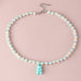 Wholesale Bear Rice Bead Imitation Pearl Resin Necklace JDC-NE-NZ324 Necklaces 奈珠 NZ2291hulan Wholesale Jewelry JoyasDeChina Joyas De China