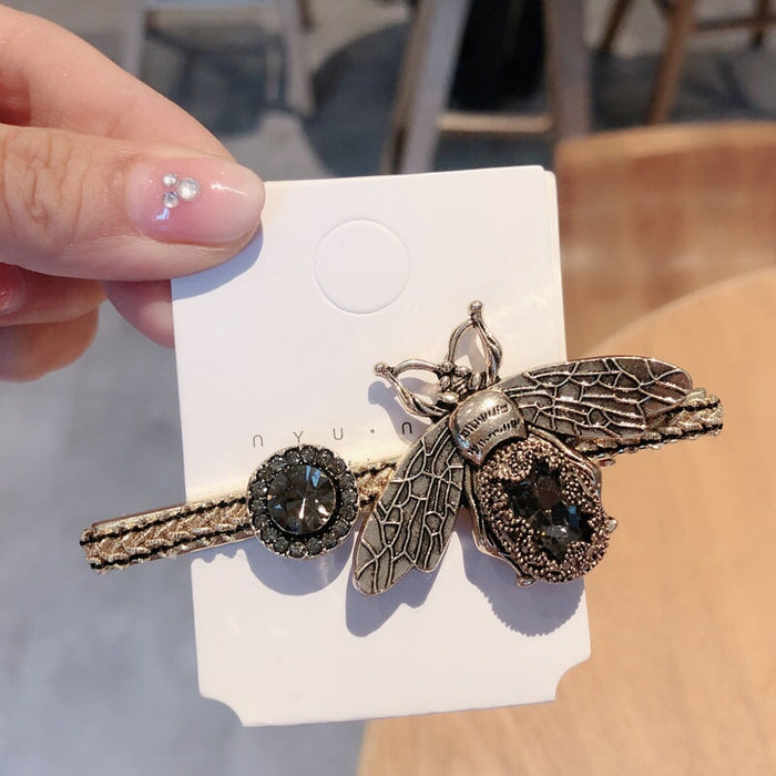 Wholesale Bee Alloy Hair Clips JDC-HC-GSXP005 Hair Clips 宏鑫 1 grey Wholesale Jewelry JoyasDeChina Joyas De China