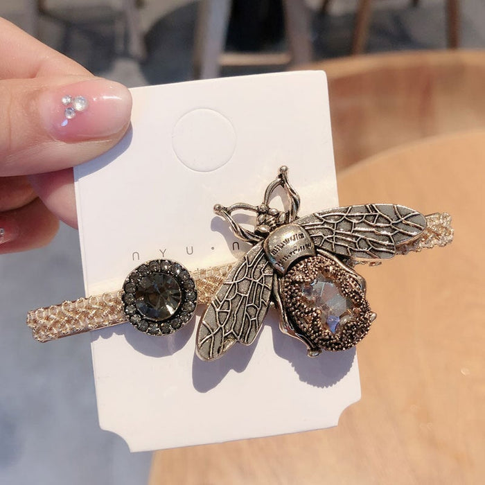 Wholesale Bee Alloy Hair Clips JDC-HC-GSXP005 Hair Clips 宏鑫 3 champagne Wholesale Jewelry JoyasDeChina Joyas De China