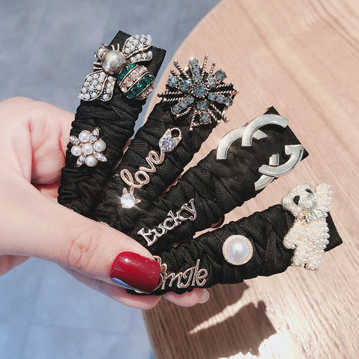 Wholesale Bee Alloy Hair Clips（F）JDC-HC-GSXP002 Hair Clips 宏鑫 Wholesale Jewelry JoyasDeChina Joyas De China