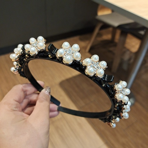 Bulk Jewelry Wholesale Bejeweled Lazy braiding headband JDC-HD-O010 Wholesale factory from China YIWU China